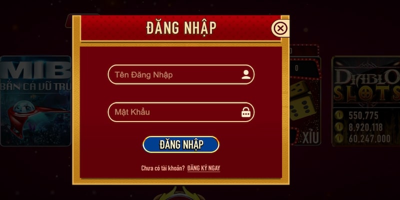 Đăng nhập để tham gia khuyến mãi Kwin68